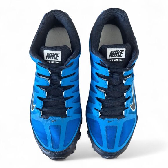 Nike Reax 9 TR 621716-401 Mens 10.5 Blue Black Training Running Shoes Sneakers - Picture 8 of 10